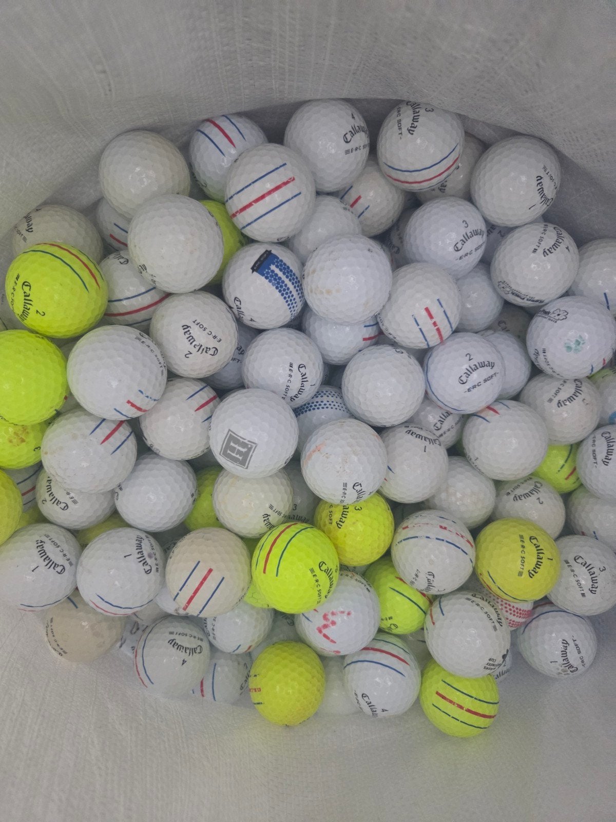 1000 CALLAWAY ERC  AANBIEDING, Sport en Fitness, Ophalen, Gebruikt, Bal(len), Callaway