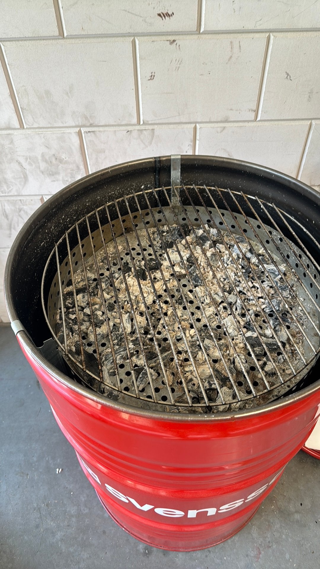Vuurton , bbq, Ophalen, Zo goed als nieuw