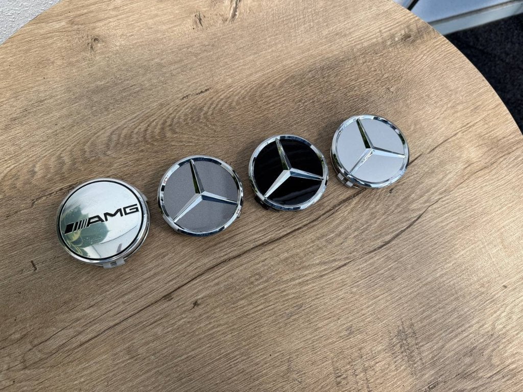 Nieuwe Mercedes Benz Naafkapjes Naafdoppen Wielkappen 75mm, Ophalen of Verzenden