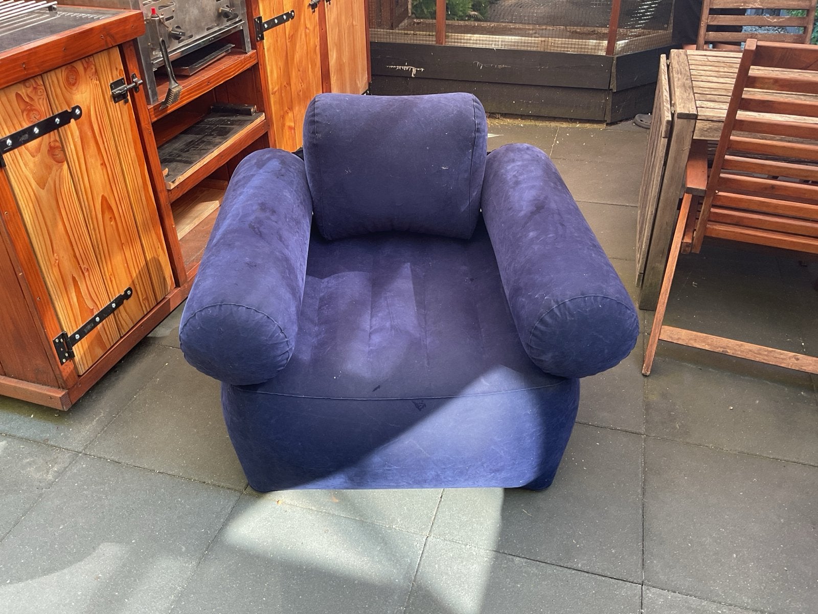 Intex Opblaasbare Stoel - Comfortabel en Draagbaar, Caravans en Kamperen, Ophalen, Gebruikt