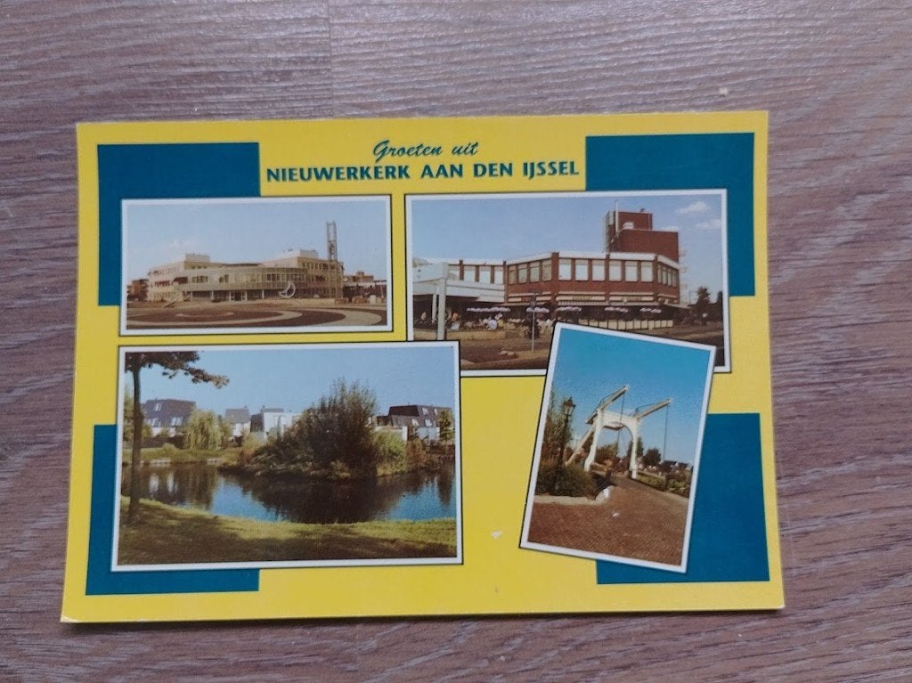 Nieuwerkerk aan den IJssel, ongelopen ansichtkaart, Verzamelen, Ansichtkaarten | Nederland, Ophalen of Verzenden, 1960 tot 1980