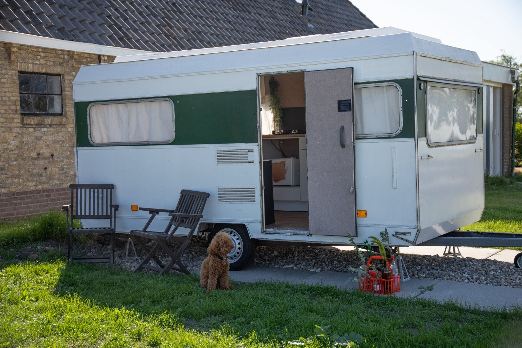 Unieke vintage / retro caravan!, Ophalen, Gebruikt