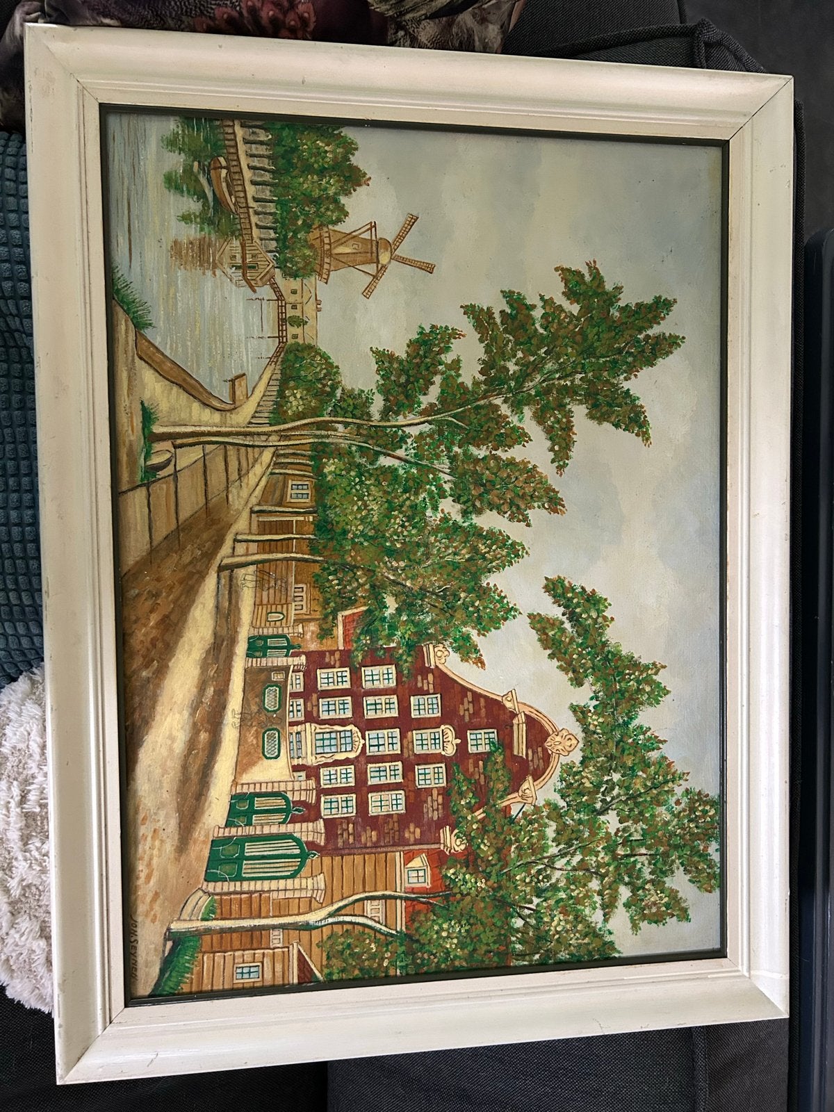 Schilderij, gesigneerd JO. Seynen, Antiek en Kunst, Paneel, Realistisch, Ophalen of Verzenden, Gesigneerd