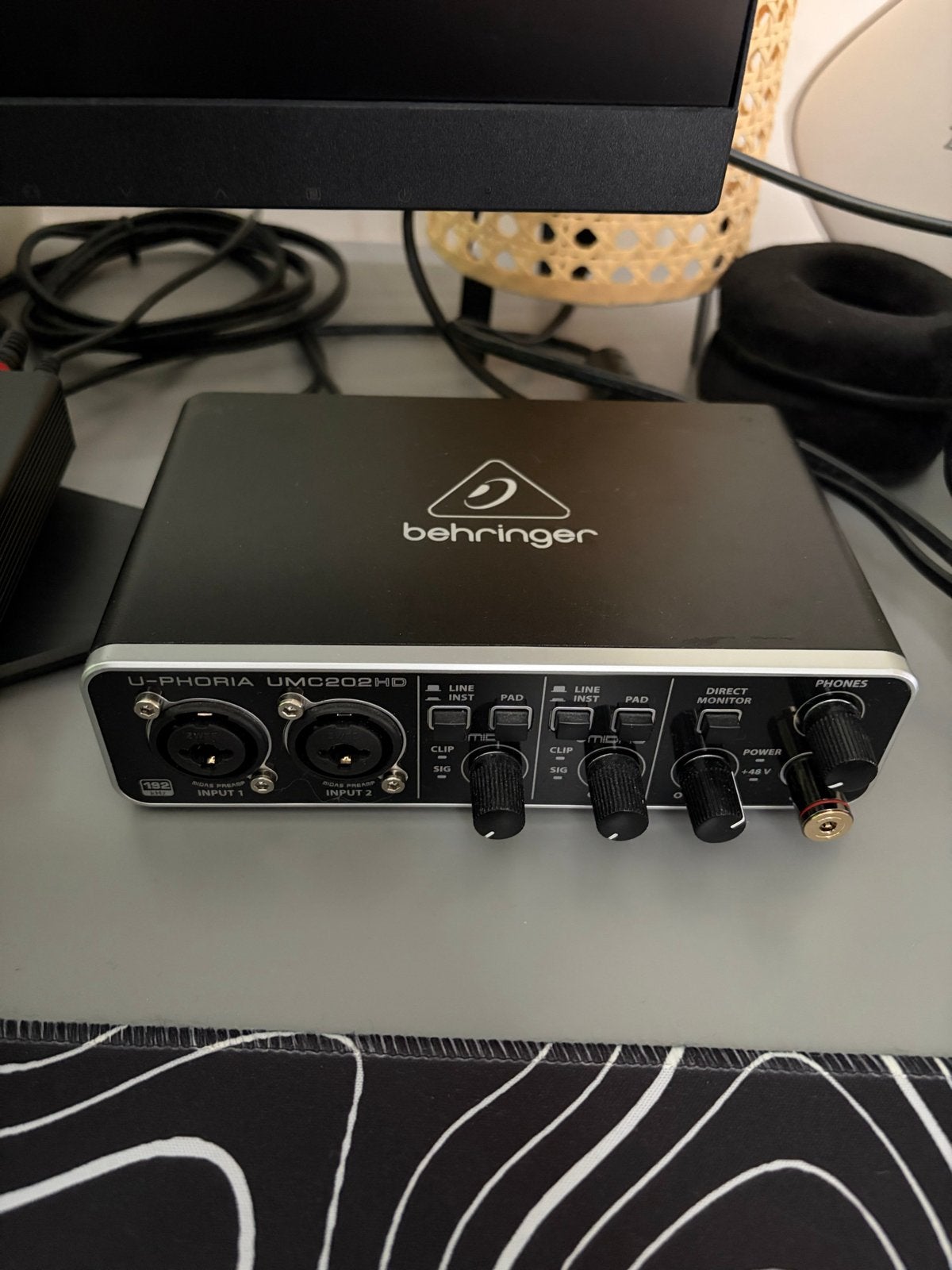 Behringer UMC202HD Audio Interface - Perfect voor Producers, Muziek en Instrumenten, Ophalen of Verzenden, Zo goed als nieuw