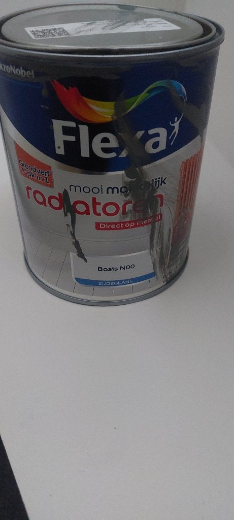 Grijze (radiator) lak Flexa, Ophalen, Nieuw, Lak, Grijs