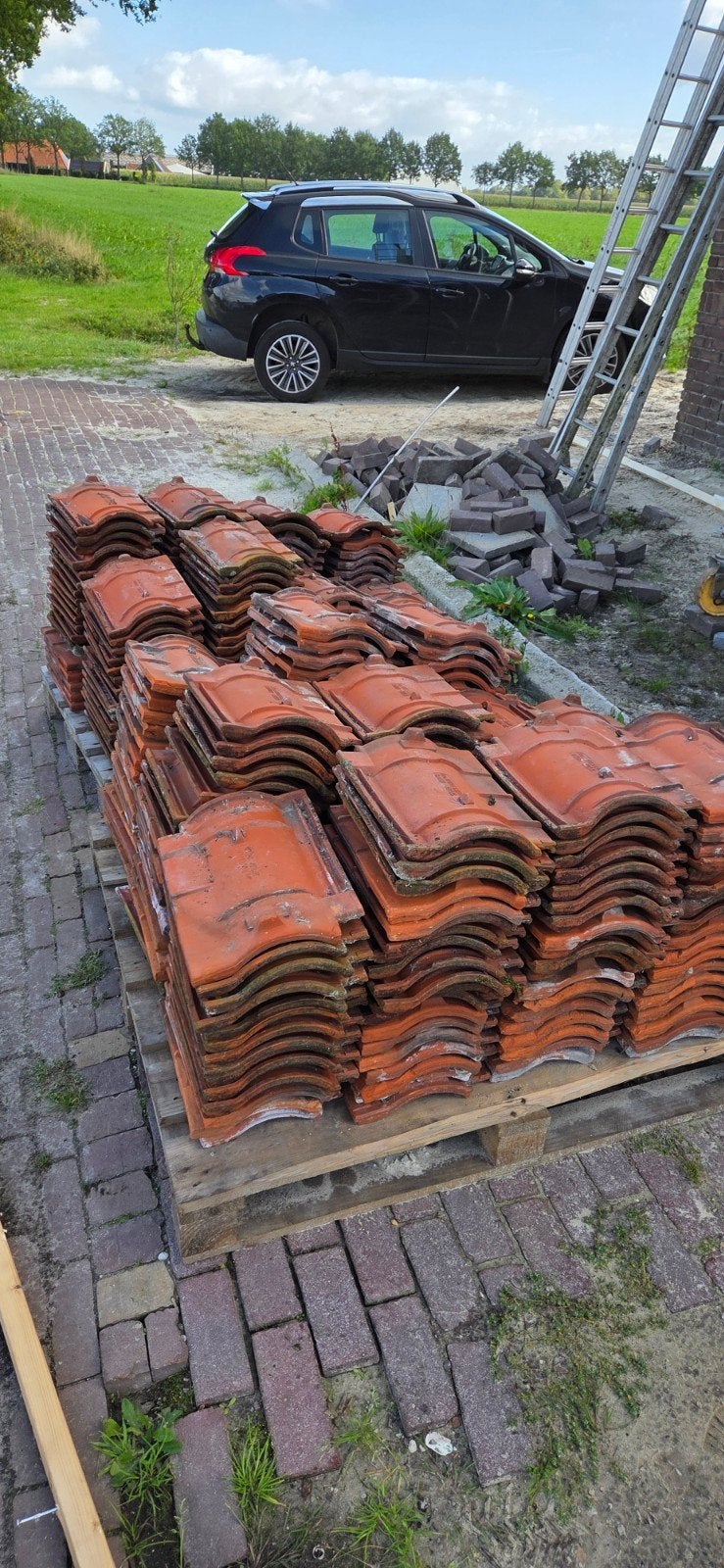 Gebruikte dakpannen - Tegelen, Made in Holland, Ophalen, Gebruikt, Steen of Klei, 15 m² of meer