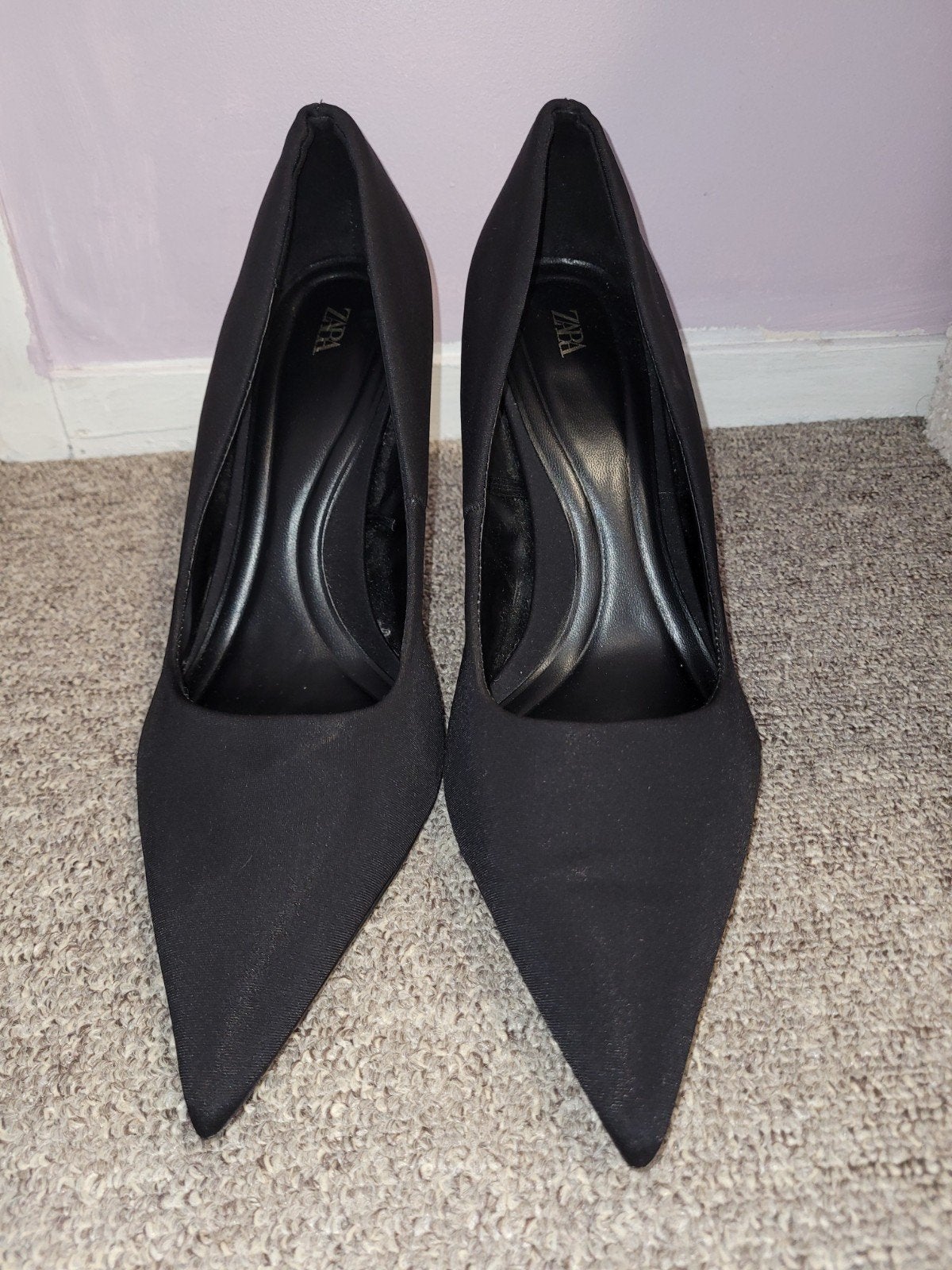 Zara Hakken - Zwarte Pumps Maat 40, Pumps, Ophalen of Verzenden, Gedragen, Zara