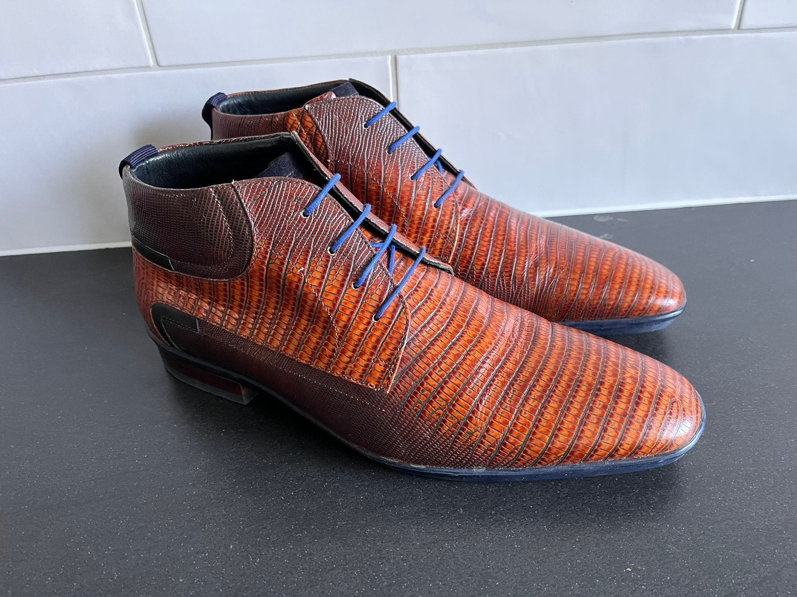 Floris van Bommel herenschoenen maat 10 / 44 H, Floris van Bommel, Overige kleuren, Verzenden, Floris van Bommel