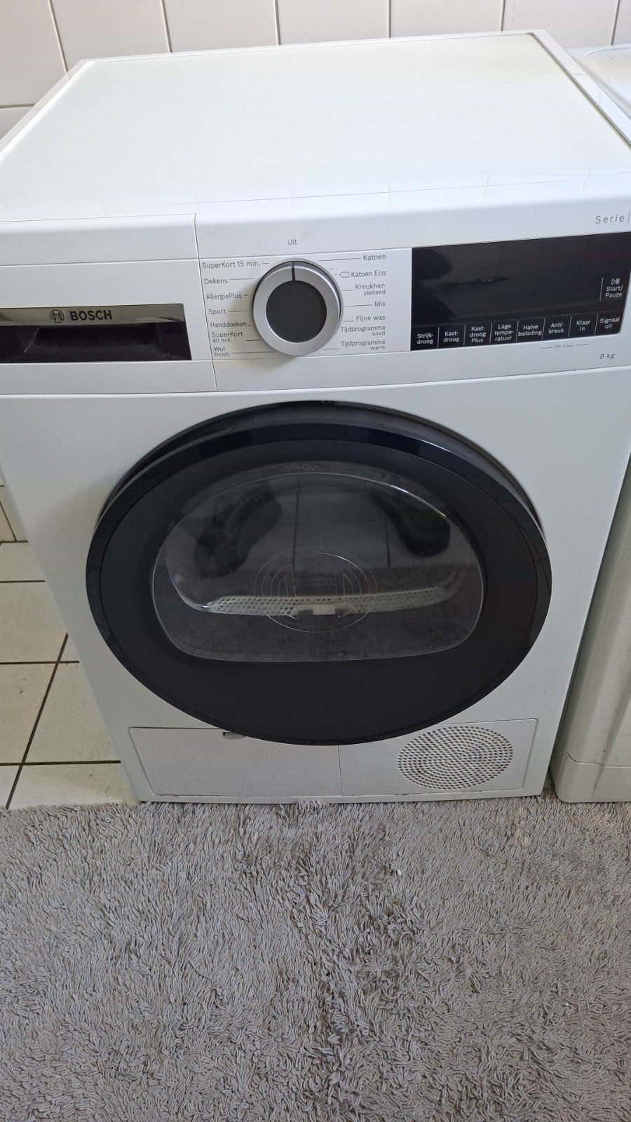 Bosch droger 8kg zgan, Witgoed en Apparatuur, Wasdrogers, Ophalen