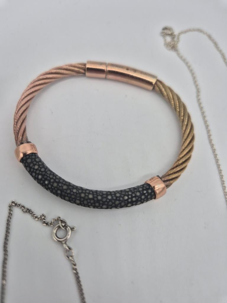 Lotje zilveren sieraden, Sieraden, Tassen en Uiterlijk, Met kristal, Gebruikt, Verzenden, Dame