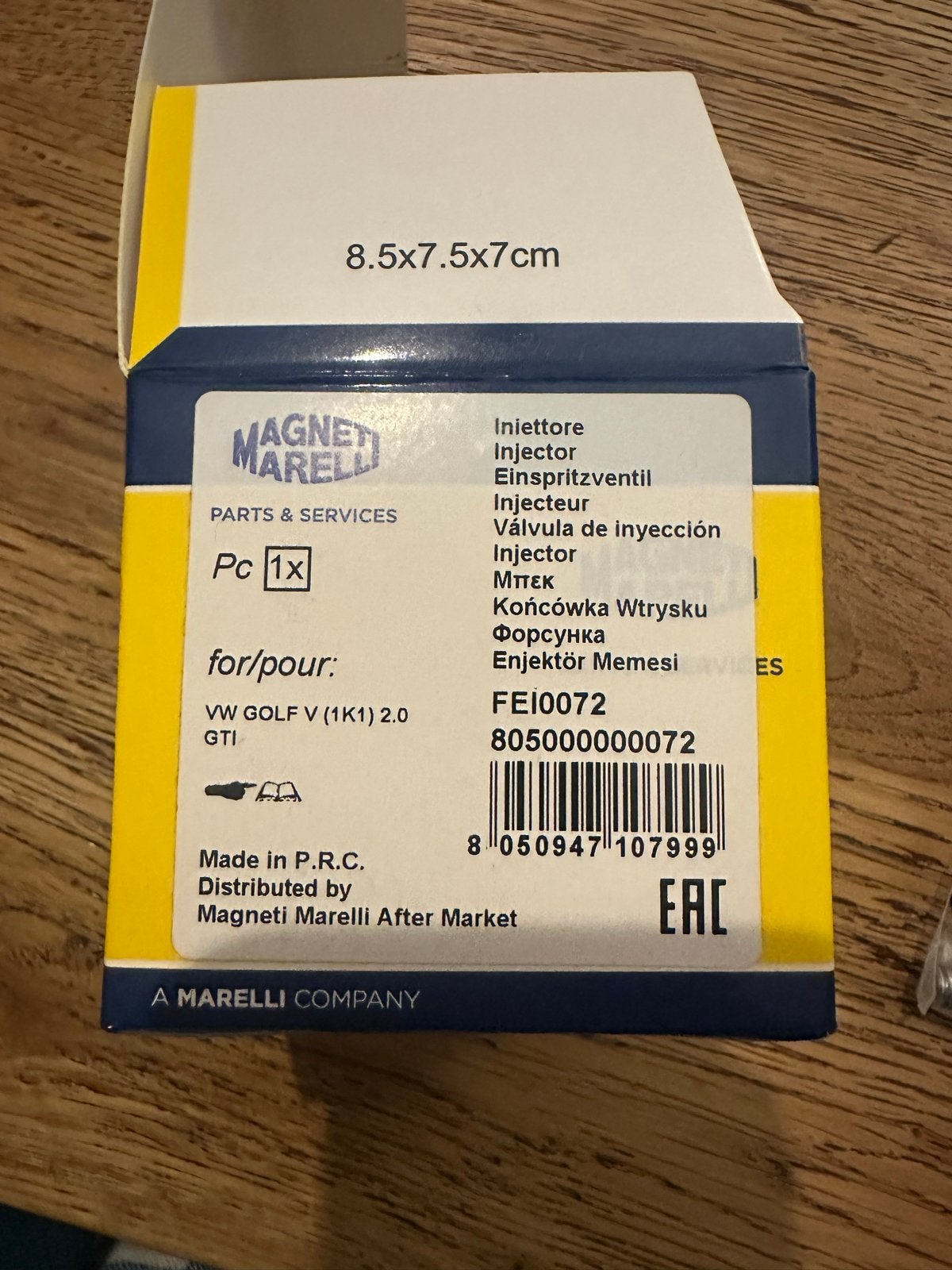 Magneti Marelli Injector voor 2.0 TFSI/FSI, Ophalen of Verzenden, Nieuw, Volkswagen
