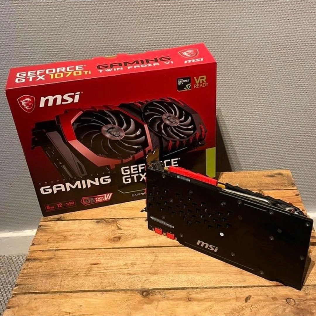 GTX 1070Ti MSI GeForce Gaming Grafische Kaart, PCI-Express 3, HDMI, Ophalen of Verzenden, Nvidia