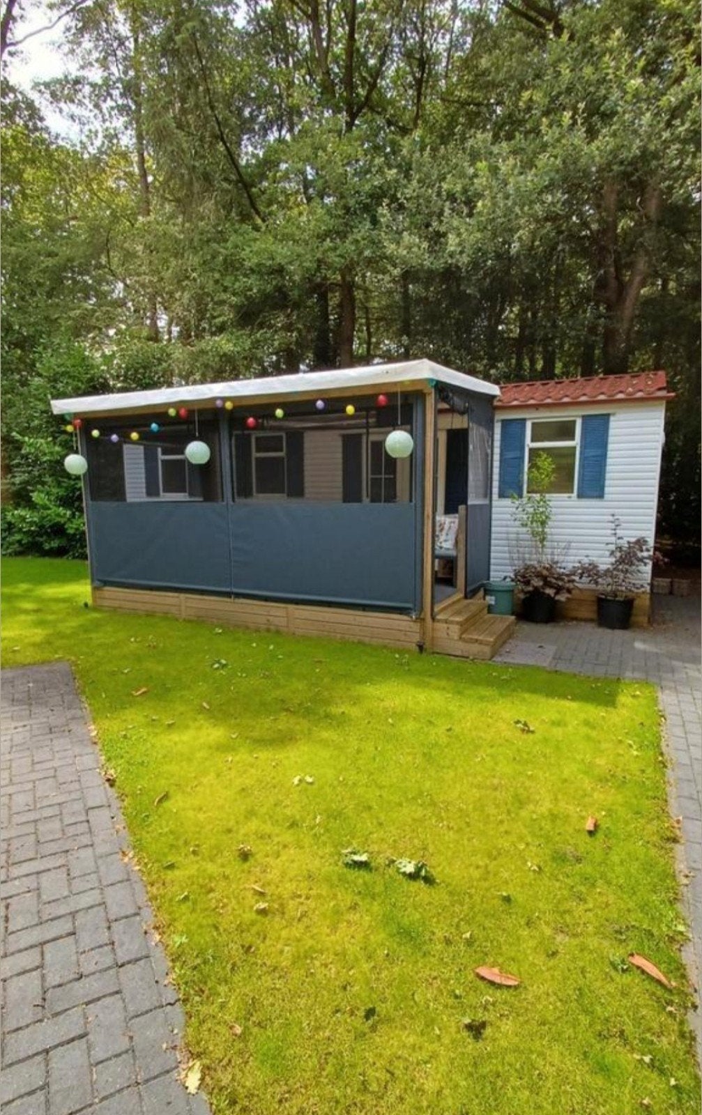 6pers stacaravan op kavel op park Molencate t Hout Bakkeveen