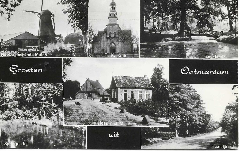 Ootmarsum- -6-luik., Verzamelen, Ophalen of Verzenden, 1960 tot 1980, Gelopen, Overijssel