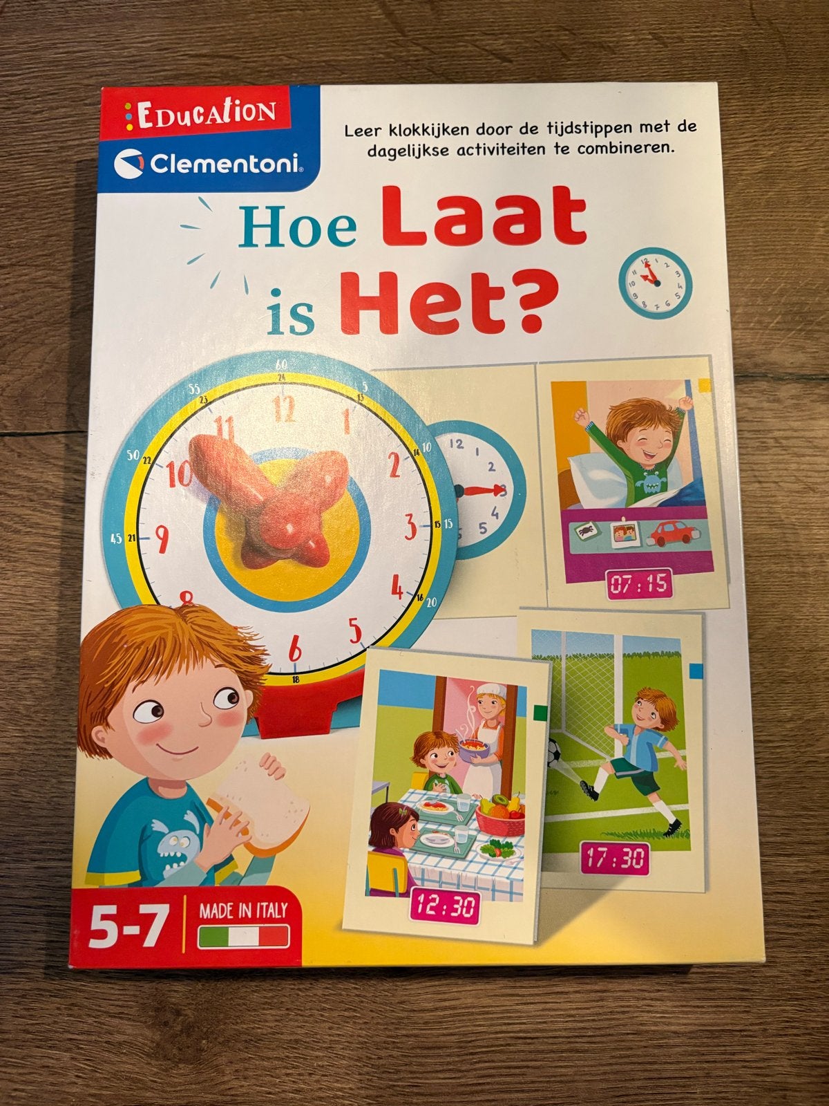 Clementoni Hoe Laat is Het? Educatief Puzzelspel, Kinderen en Baby's, Ophalen of Verzenden, Zo goed als nieuw, Puzzelen