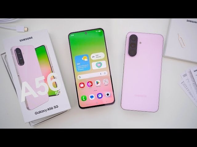 Samsung Galaxy A56 Pink, Ophalen of Verzenden, Zo goed als nieuw, Roze, 128 GB