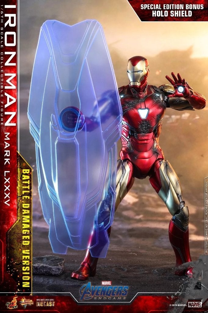 Hot Toys Avengers Endgame Iron Man Mark LXXXV Battle Damaged, West Campus 1 76863 Herxheim (DE), Actiefiguur of Pop, Heo GmbH