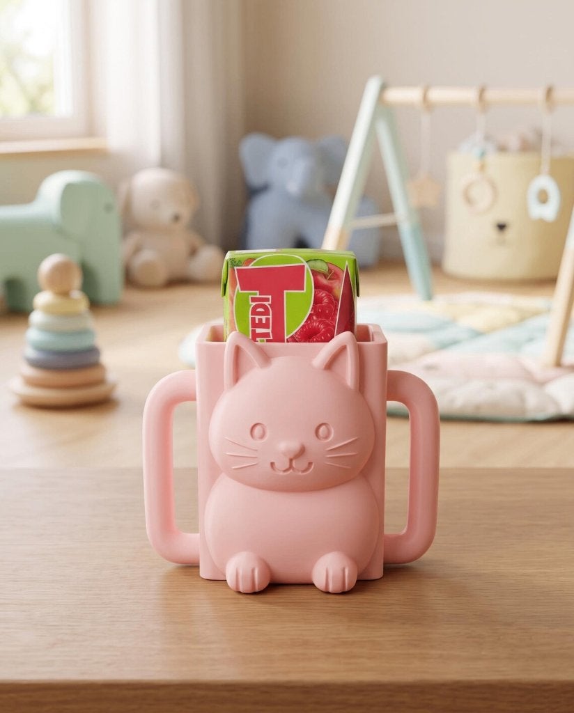 3D-Print Drinkpakjes Houder – Anti-Knoei voor kinderen, Ophalen of Verzenden, Nieuw