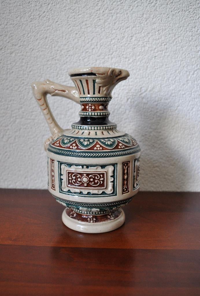 Oude Likeurkruik Kruik Kan Steengoed 17 cm, Antiek en Kunst, Ophalen