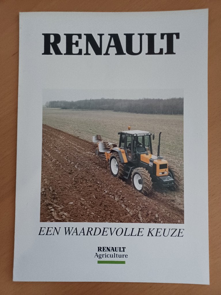 Folder Renault tractor een waardevolle keuze, Boeken, Verzenden, Gelezen, Tractor en Landbouw