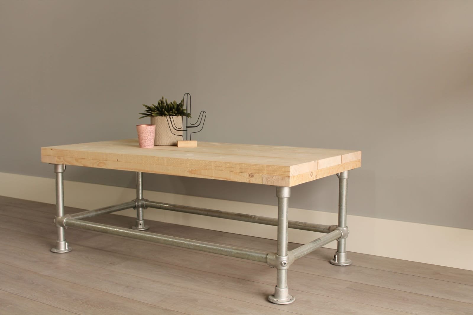 salontafel steigerhout, Ophalen, 100 tot 150 cm, Nieuw, 50 tot 100 cm