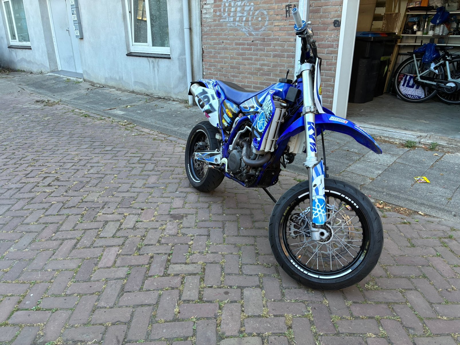 Yamaha supermotard wr426f met kenteken, Ophalen