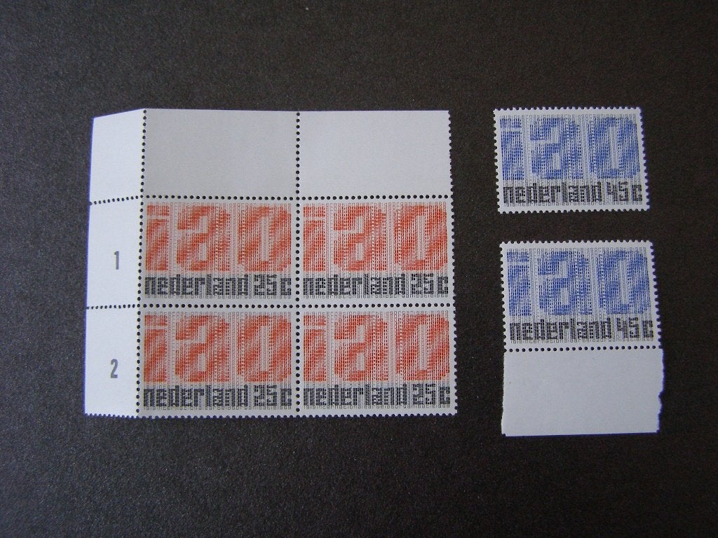 1969: NVPH 918 / 919, IAO 50 jaar; postfris / originele gom, Ophalen of Verzenden, Na 1940, Postfris