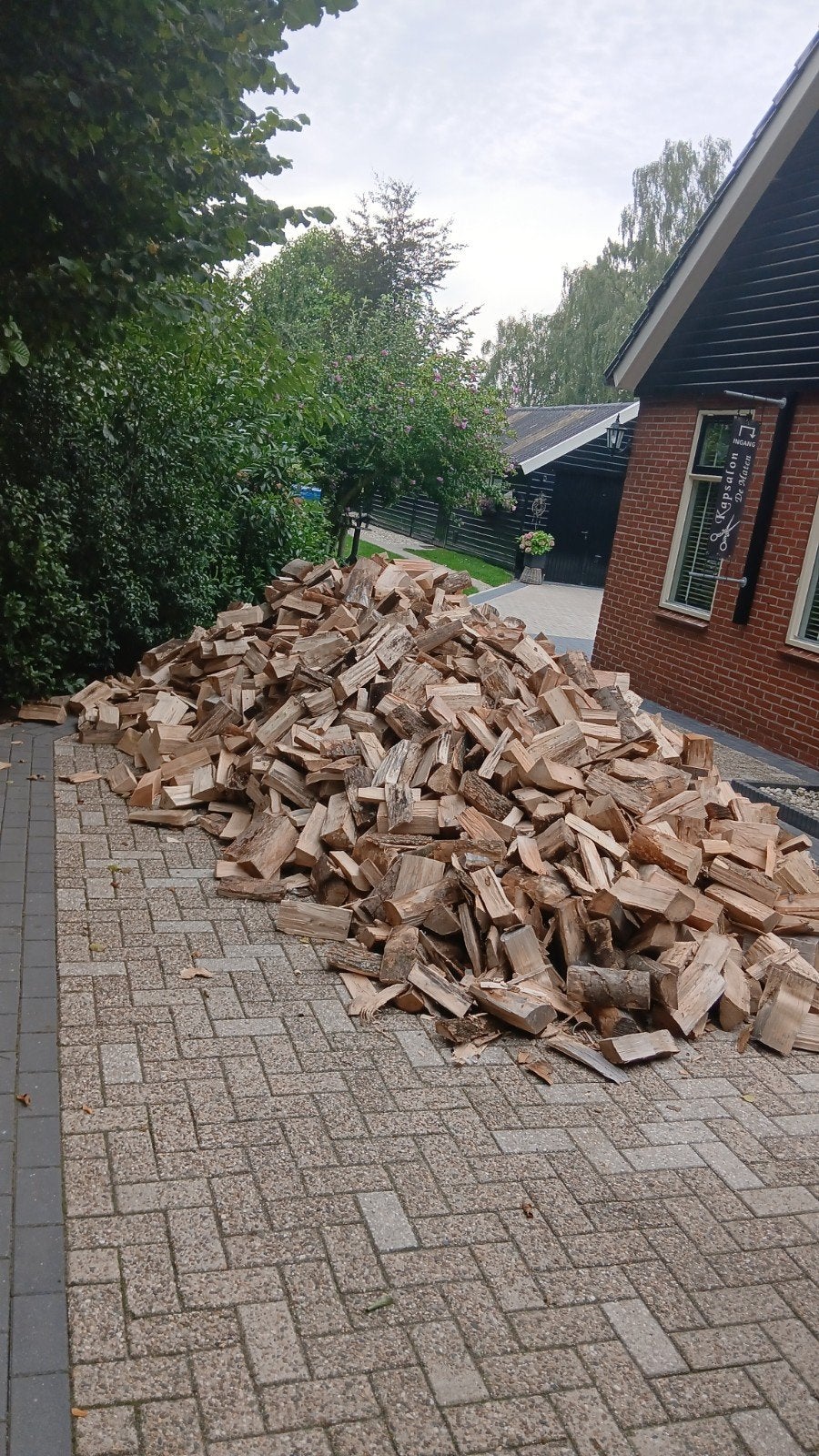 droog haardhout brandhout kachelhout, 6 m³ of meer, Ophalen of Verzenden