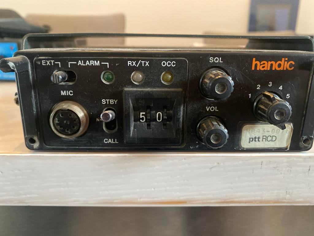 Handic 2803 VHF Transceiver - Vintage Radio, Telecommunicatie, Ophalen of Verzenden, Gebruikt, Zender en Ontvanger
