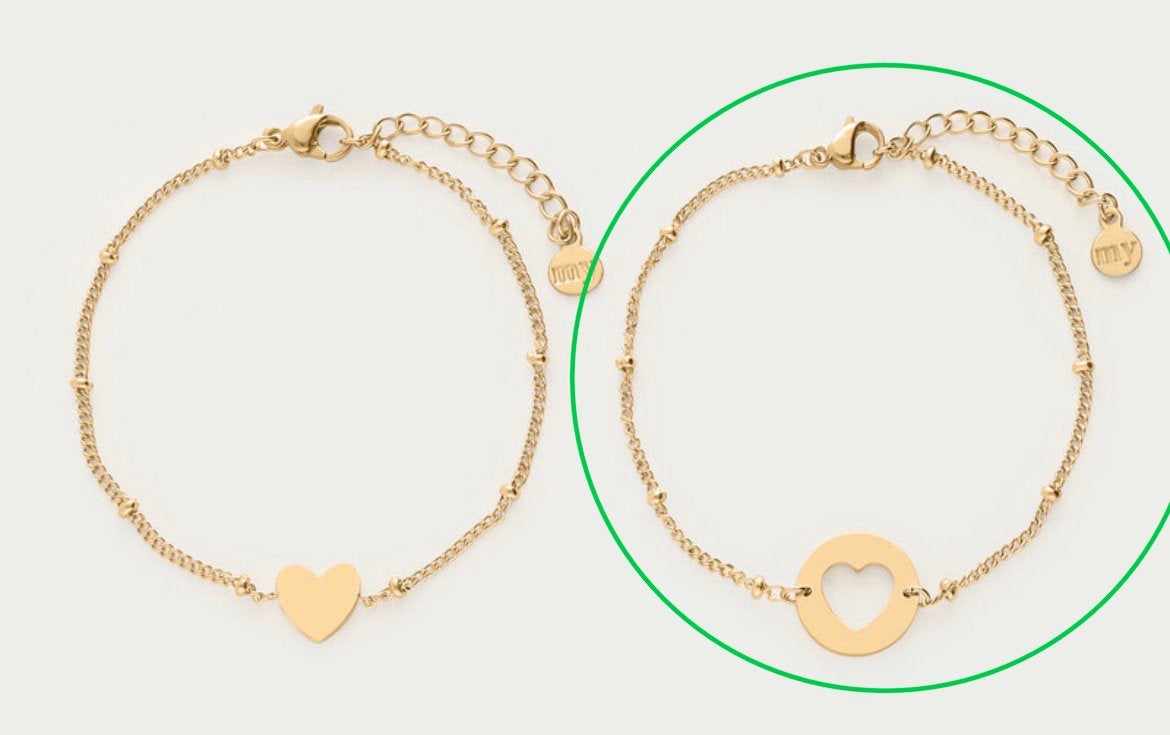 MyJewellery gouden armband, Ophalen of Verzenden, Zo goed als nieuw, Goud