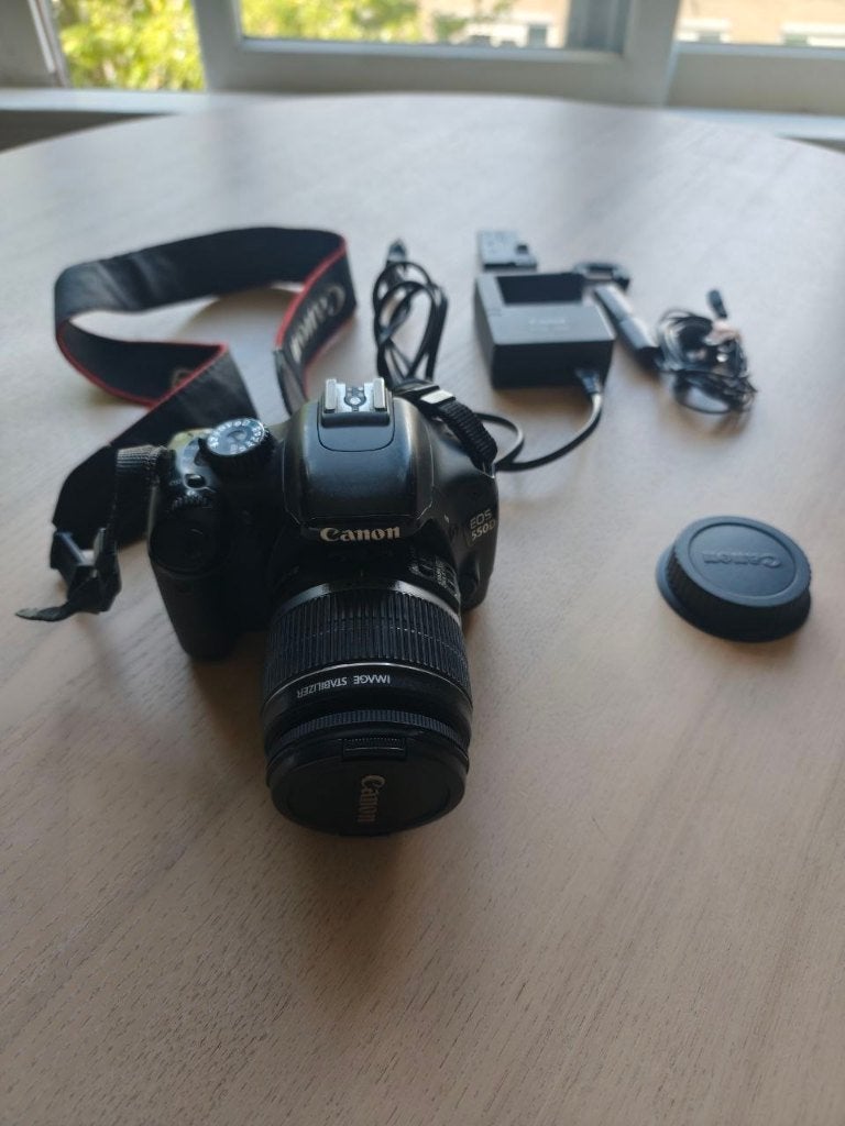 Canon EOS 550D + Extra accessoires, Gebruikt, Canon, Ophalen of Verzenden, 5 megapixels