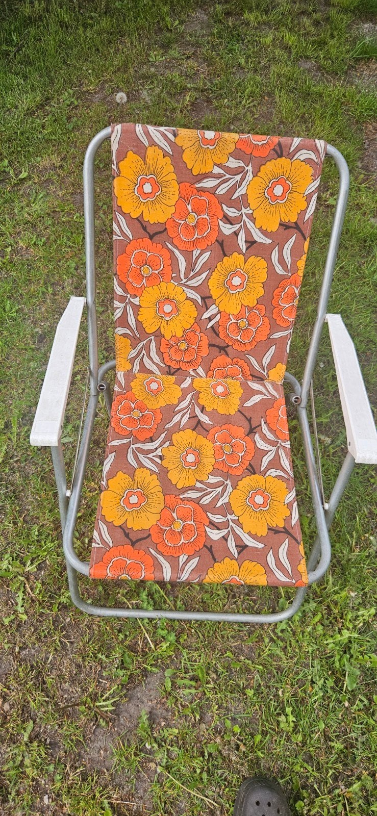 Retro Vintage camping stoel, Ophalen of Verzenden, Campingstoel