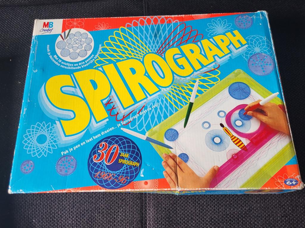 MB Spirograph Spirograaf compleet, Kinderen en Baby's, Speelgoed | Educatief en Creatief, Gebruikt, Knutselen, Ontdekken, Ophalen of Verzenden
