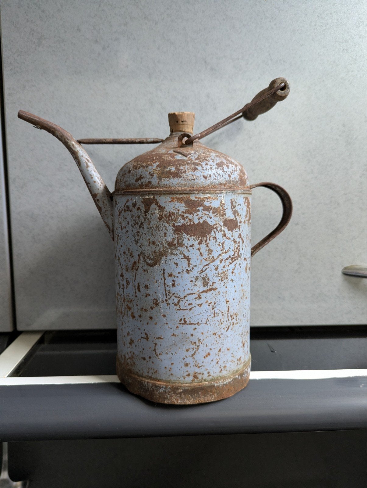 Antieke oliekan, Antiek en Kunst, Ophalen of Verzenden