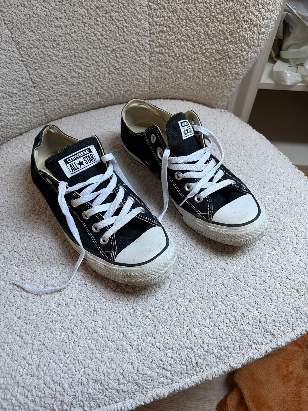 Converse All Star Sneakers Zwart Maat 41.5, Ophalen of Verzenden, Gedragen, Zwart, Sneakers of Gympen
