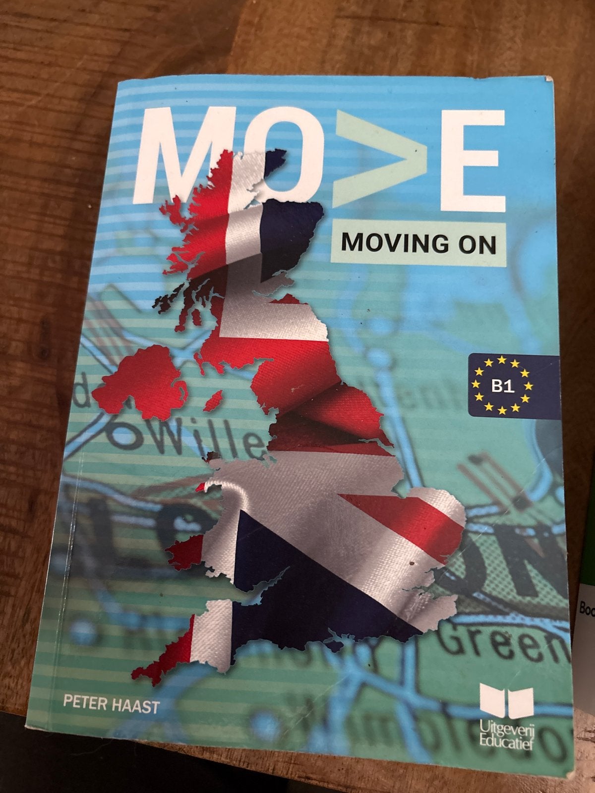 MOVE Moving On B1 Engels lesboek Peter Haast, Ophalen of Verzenden, Zo goed als nieuw, Non-fictie