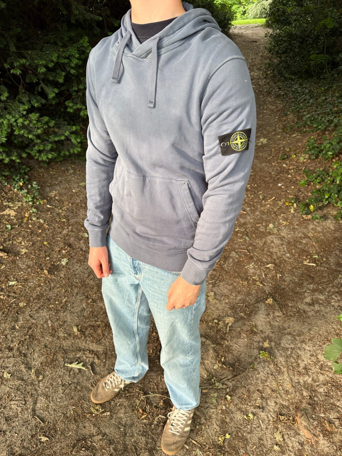 Stone Island Hoodie Maat M - Stijlvolle en Comfortabele Hood, Ophalen of Verzenden, Gedragen