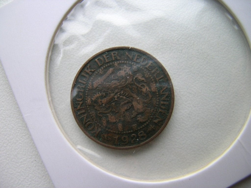 Cent 1928 (nr 9), Ophalen of Verzenden, Koningin Wilhelmina, 1 cent, Losse munt