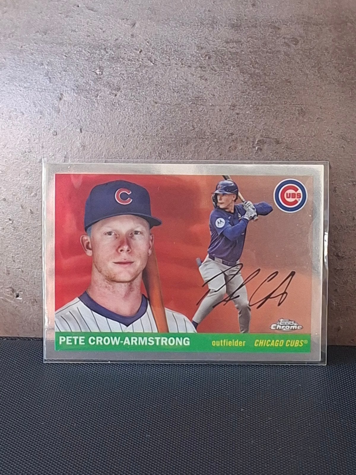 Pete Crow-Armstrong Chicago Cubs Honkbal Kaart, Ophalen of Verzenden, Zo goed als nieuw, Overige sporten, Spelerskaart