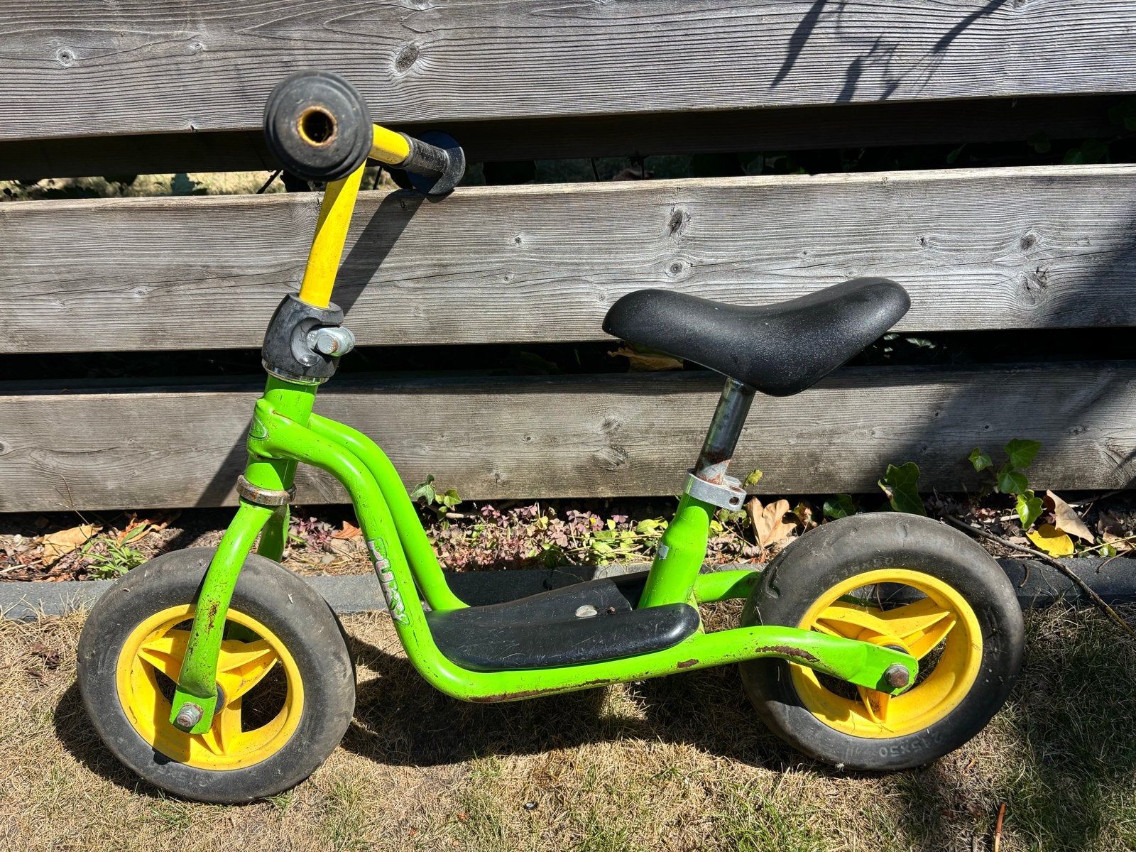 Puky loopfiets groen/geel - Ideaal voor de kleintjes!, Ophalen, Gebruikt, Loopfiets