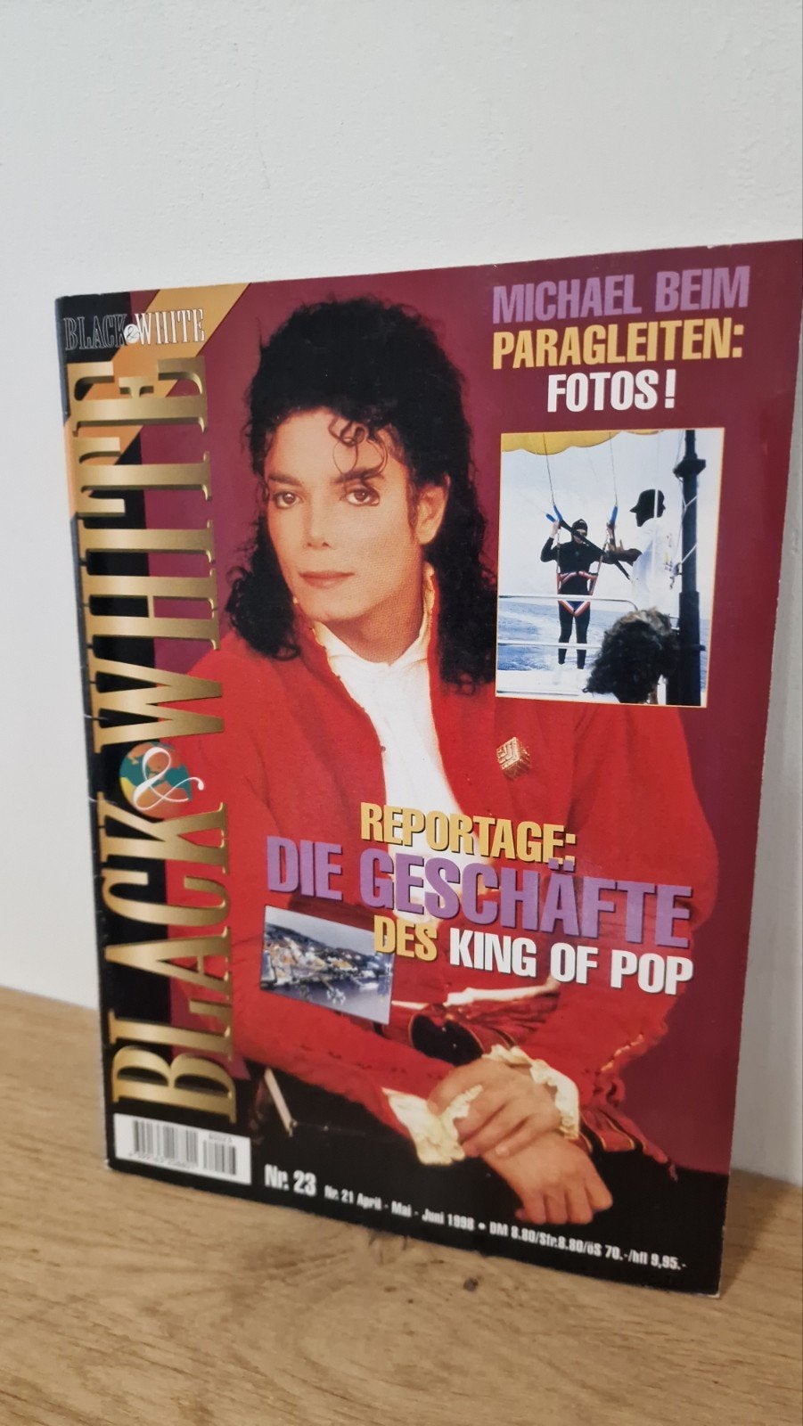 Zeldzaam Michael Jackson magazine - Black & White, Verzamelen, Ophalen of Verzenden, Zo goed als nieuw