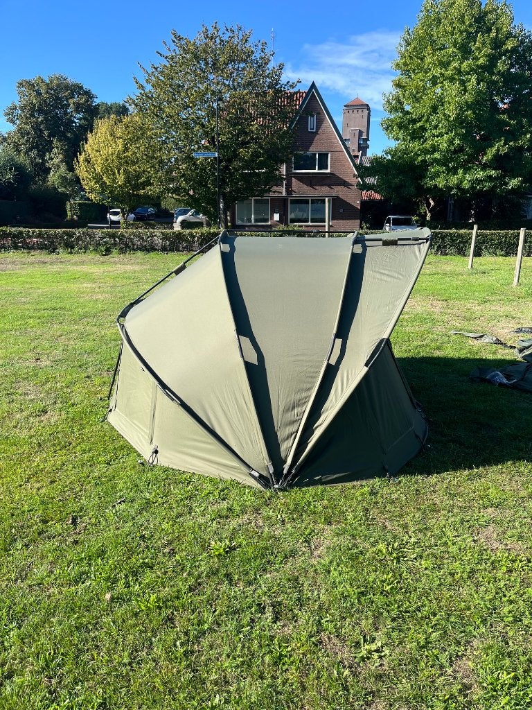 Fox Eclips 2-man bivvy tent winterskin, grondzeil, haringen, Caravans en Kamperen, Ophalen, Zo goed als nieuw, Tot en met 3