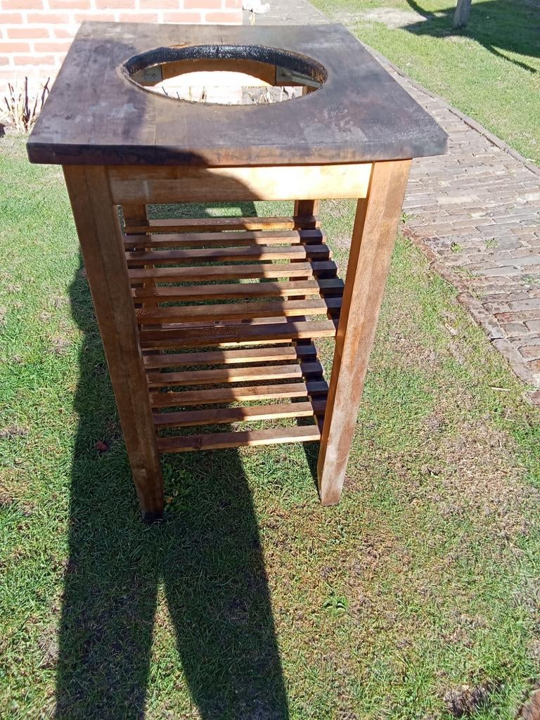 BBQ tafel verrijdbaar, Ophalen of Verzenden, Gebruikt