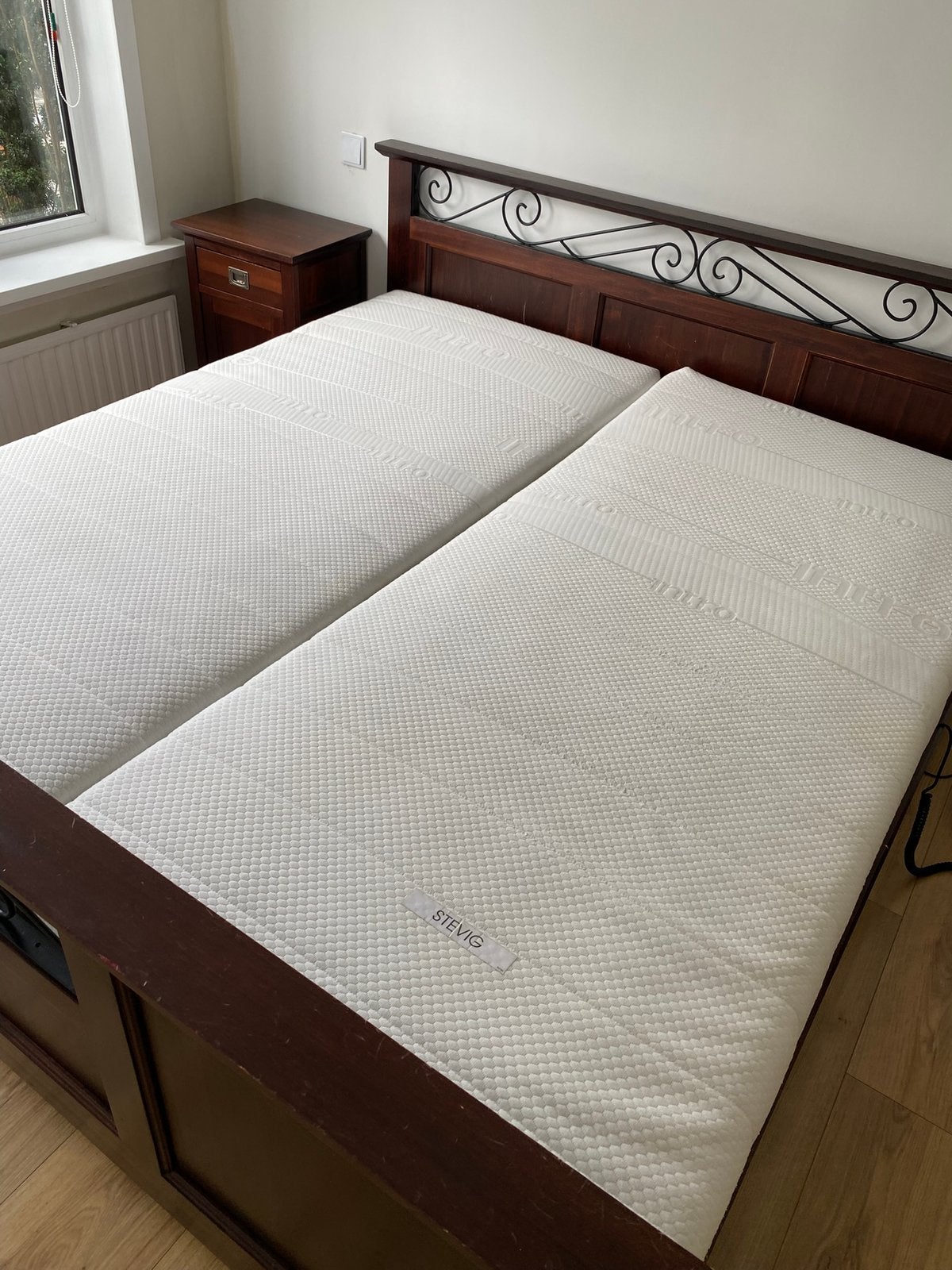 Twee 90x200 matrassen stevig, Ophalen, 90 cm, Eenpersoons, Zo goed als nieuw