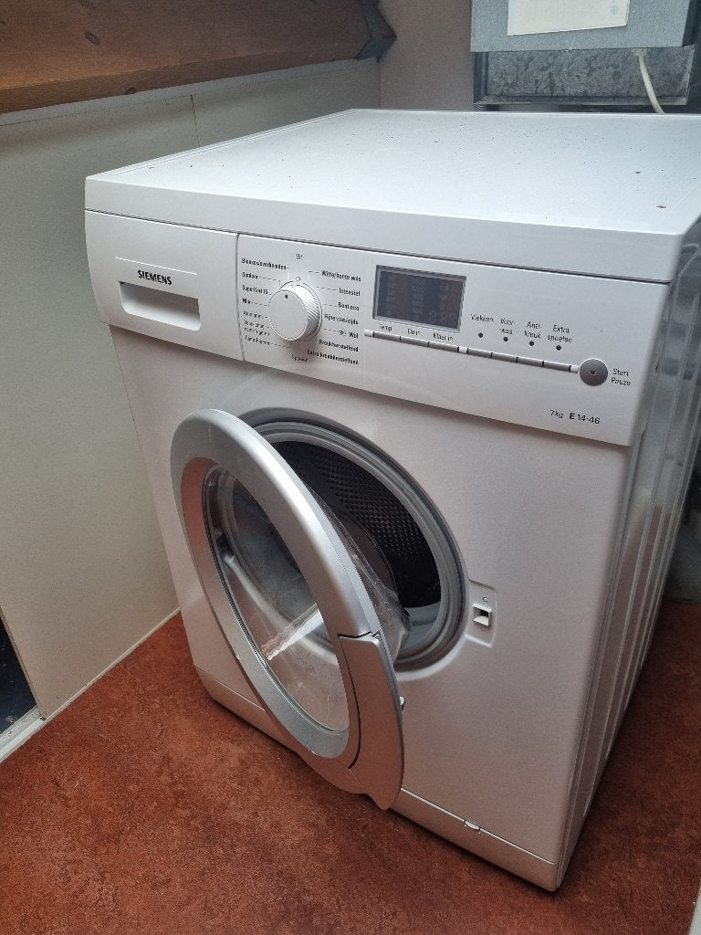 wasmachine, Witgoed en Apparatuur, Wasmachines, Ophalen, Gebruikt, Voorlader, 85 tot 90 cm