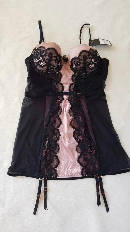 Hunkemöller Noir Demi Wired Amelia maat 80B, Hunkemöller, Verzenden, Zwart, BH