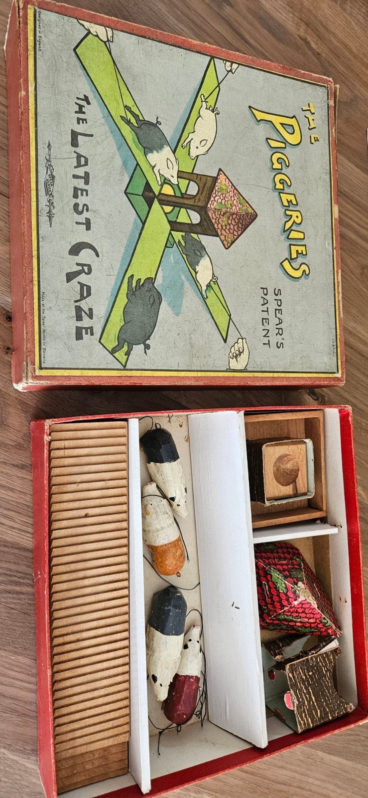 80 jaar oud bord spel, Ophalen