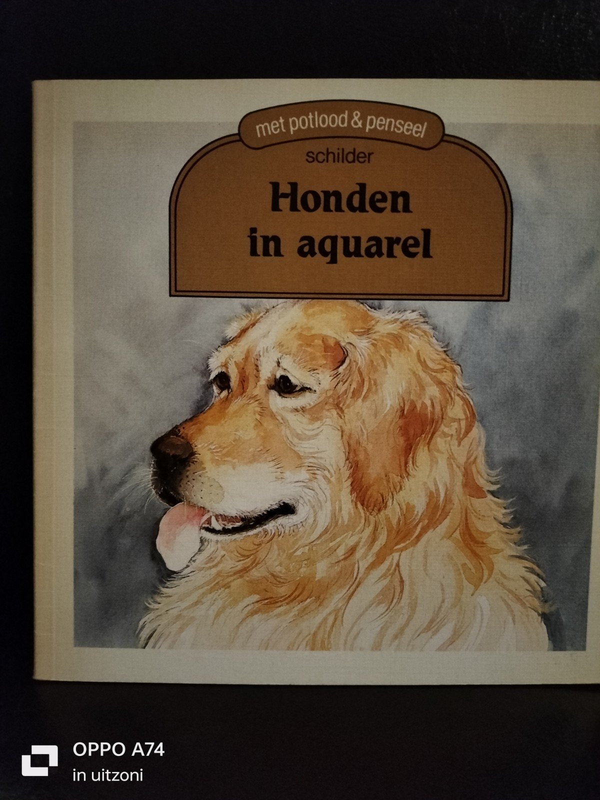 Honden in aquarel - Tekenboek met potlood & penseel, Ophalen of Verzenden, Gelezen, Honden, Onbekend