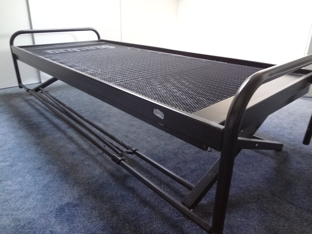 Auping logeerbedden, Ophalen, Verstelbaar, 90 cm, Zwart