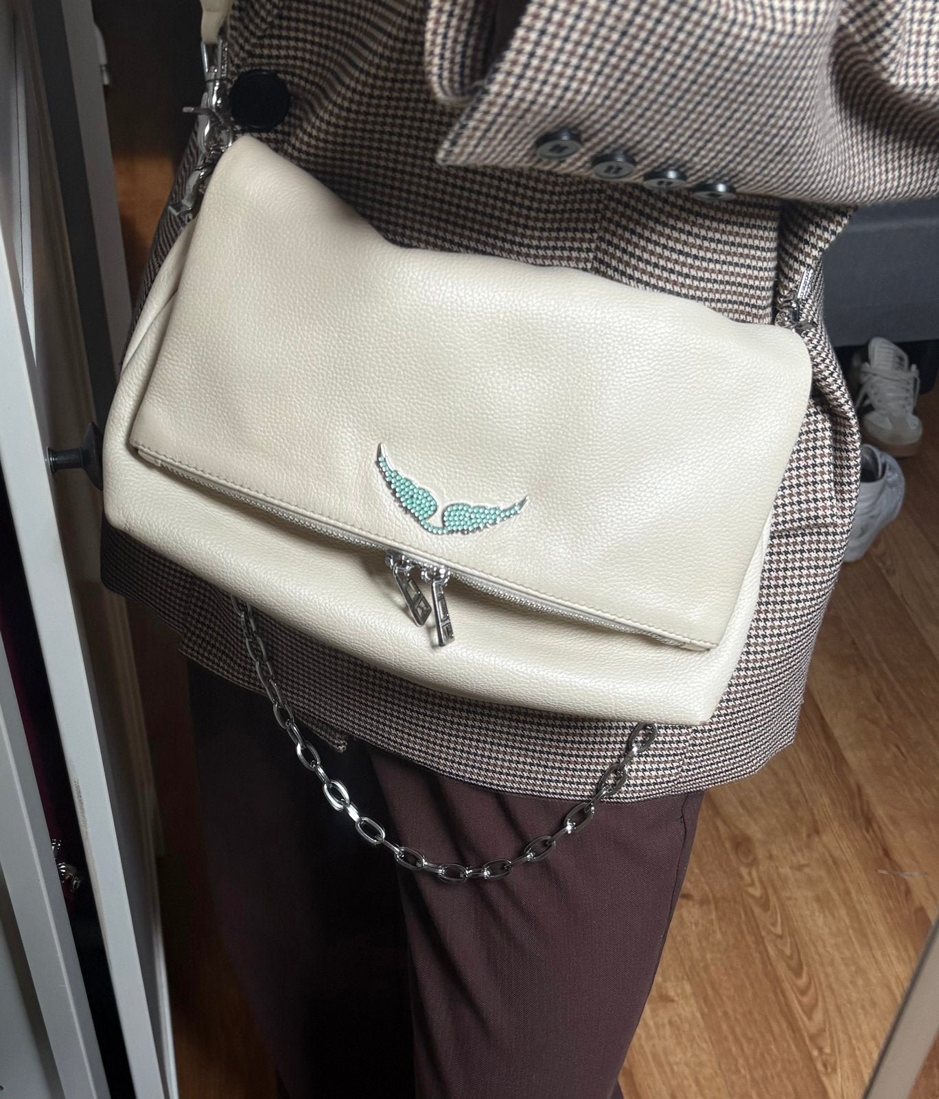 Zadig & Voltaire tas, Ophalen, Zo goed als nieuw, Beige, Schoudertasje